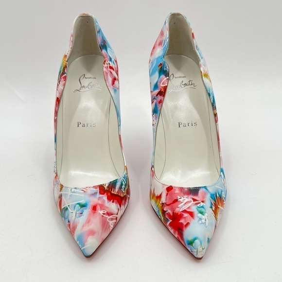 Christian Louboutin Hottie Walkie Walk A Mile In My Shoes Hot Chick Pump size 38 - Picture 4 of 16